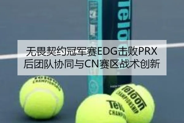 无畏契约冠军赛EDG击败PRX后团队协同与CN赛区战术创新